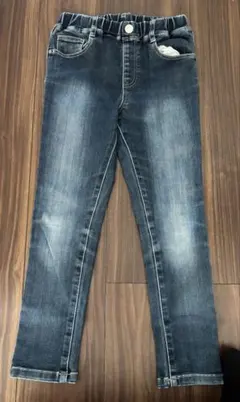 ダークブルー スキニーパンツ 130