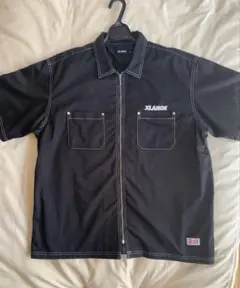 XLARGE ブラック ワークシャツ XL