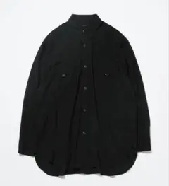COMOLI 26SS シルク製品染 ウエスタンシャツ ブラック サイズ3 - メルカリ