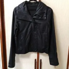 clear premium ブラック レザージャケット М