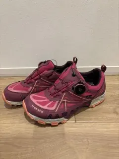 24.5cm 트렉스타 핑크 트레킹화 고어텍스