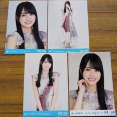 賀喜遥香　2023.August-V(R付き)４種コンプ　生写真　乃木坂46
