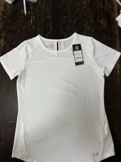 アンダーアーマー レディースストレッチTシャツ白MD1319944のサムネイル