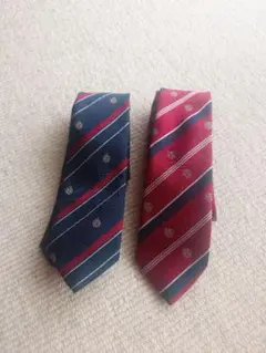 EAST BOY ネクタイ 2本セット ネイビー レッド 美品