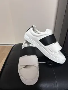 『ZARA 』メンズスニーカー　ホワイト　26.5cm(41)