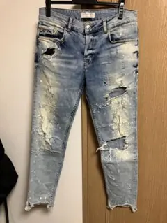 ZARA クラッシュデニム