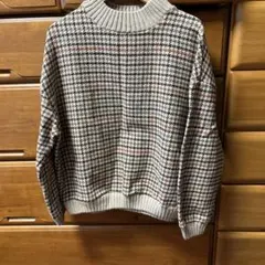 チェックプルオーバー