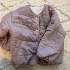 【apres les cours】100cm リバーシブル　ピンクコート