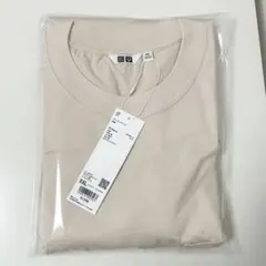 新品タグ付き3Lユニクロ ヘビーウエイト綿オーバーサイズ ロングTシャツゆったり