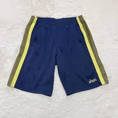 アシックス ハーフパンツ メッシュ ライン ロゴ スポーツ LL バスケ 部活のサムネイル
