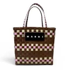 【美品】MARNI マルニ フラワーカフェ かごバッグのサムネイル