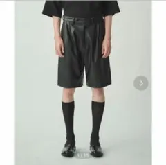 【早い者勝ち】juha フェイクレザーショーツ