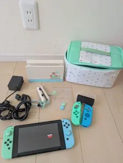 Nintendo Switch どうぶつの森デザイン（ケース付き）　本体