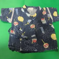 甚平セット（花火柄・90サイズ）