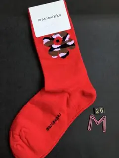 S343 新品未使用marimekko Unikko ソックス カラフルデザイン - メルカリ