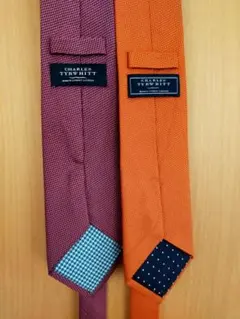 【美品】２本まとめ　ネクタイ　ソリッド