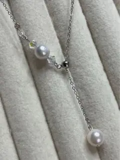 あこや真珠　ペンダント　シルバー　silver925 本真珠　新品未使用　58