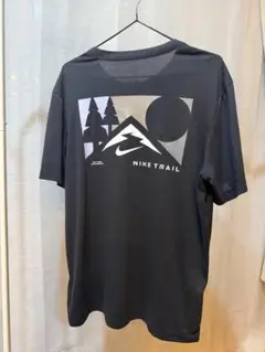 希少 Nike Trail オフロードTシャツ ブラック　Lサイズ