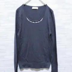 【any SiS】 ニット 薄手ニット 秋 冬 春 フォーマル オンワード樫山