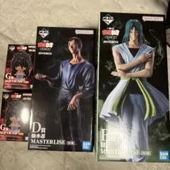 이치방쿠지 幽遊白書 D賞 仙水忍 E賞 樹 G賞浦飯幽助 仙水忍 F賞魔封環