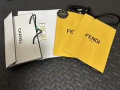 ブランドショッパー4点セット（FENDI DIOR CHANEL）