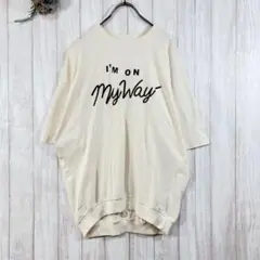 ☆レイカズン/RAY CASSIN (F) プリント Tシャツ アイボリー