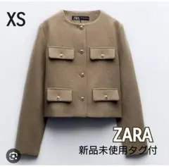 ZARA☆新品タグ付☆フラップクロップドジャケット