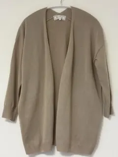 【ロペピクニック】ベージュ 7分袖カーディガン