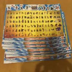 非売品！ワンピース　予約特典100体ドット絵シールセット　新品