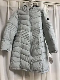 GLITZERN フード付きロングダウンジャケット