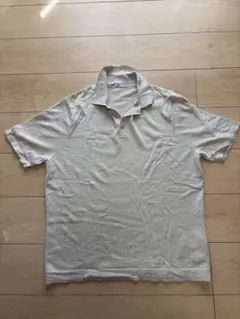 ZARA ニットポロシャツ ベージュ M