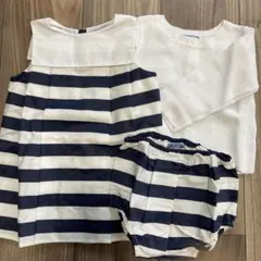 Jacadi ワンピース　カーディガン セット　12M プチバトー　ドレス