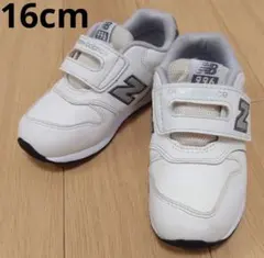 ぴ*ん様 New Balance 996 ホワイト ベルクロ スニーカー 16c