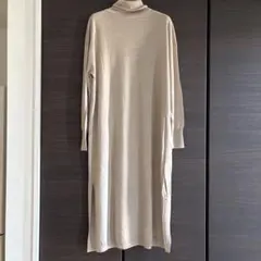 未使用　ジャーナルスタンダード　ニットワンピース　ベージュ