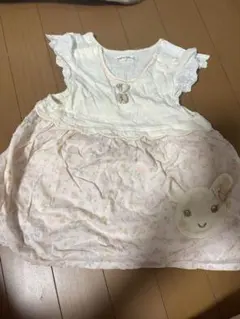 可愛い クーラクール 95 ワンピース うさぎ 花柄ワンピース 女の子