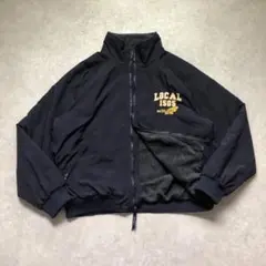 希少90-00sヴィンテージシェルウォームアップジャケット刺繍ナスコンフェード