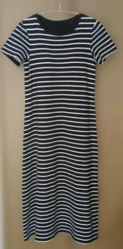 UNIQLO ブラトップ付きボーダーワンピース M