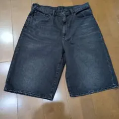 GU 黒 ショートパンツ Lサイズ