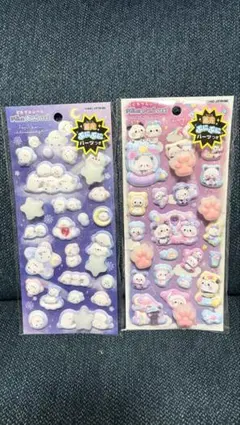 【 未開封 】ピカプニシール もちぱん　シマエナガ　カミオジャパン