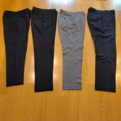 格安新生活スタート　UNIQLOウエスト76cm　スラックス 4本セット