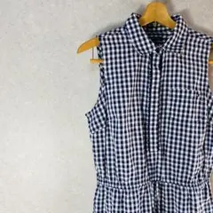 TOMMY HILFIGER ノースリーブワンピース ギンガムチェック