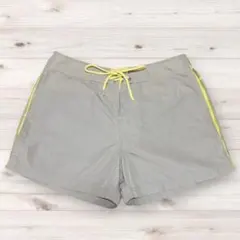 【美品】レディース サーフパンツ サイズM カーキ色×イエロー