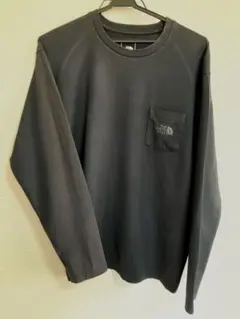 THE NORTH FACE ノースフェイス ロンT ポケット付 ブラック