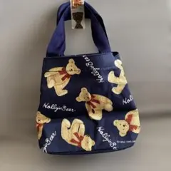 お弁当が偏らない！マチ付きぴったりサイズの￼小さめトートバッグ￼裏ラミネート￼