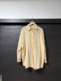 【MOUSSY】 sheer shirts / yellowのサムネイル