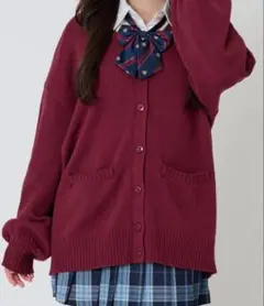 WEGO / ニットカーディガン レッド系