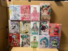 初音ミク　プライズフィギュア　まとめ売り　14点のサムネイル