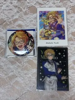 あんスタ　遊木真　trip缶バッジ　ぱしゃっつ　クリアカード