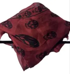 Alexander McQueen スカル ストール kohh着用カラー レッド Alexander McQueen スカル ストール kohh着用カラー レッド - メルカリ