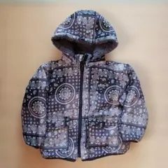 リバーシブル　フード付きジャケット